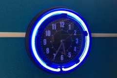 The Official BHAudio Blue Clock